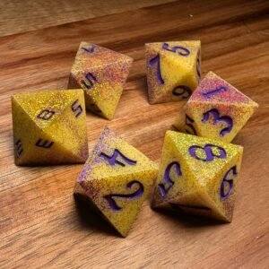 Holographic Vibes D8 Dice (Set of 6)