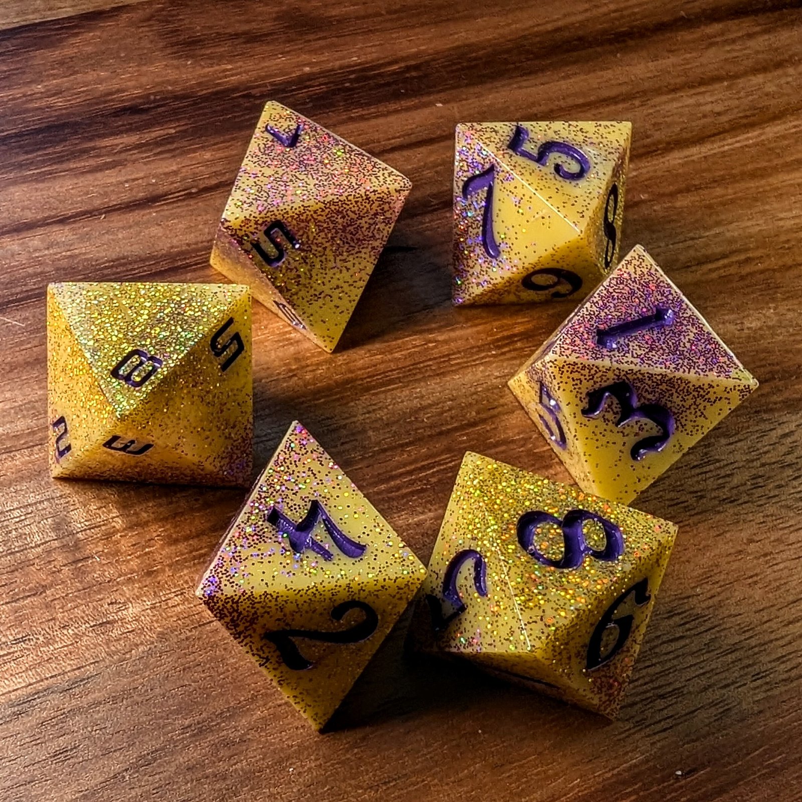 Holographic Vibes D8 Dice (Set of 6) hover