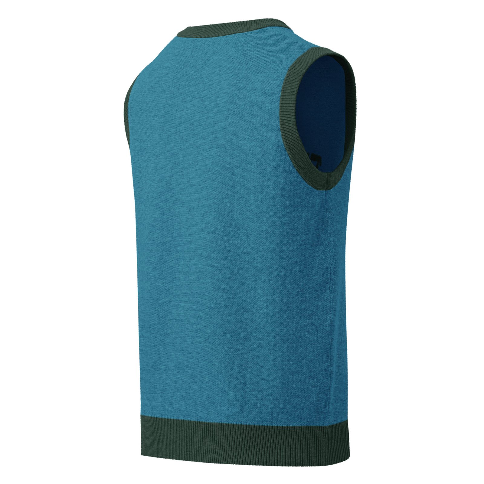 Knit V-neck vest hover