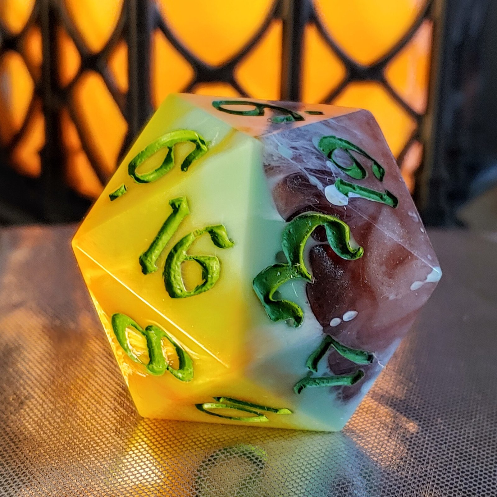 Autumn Leaves Chonky D20